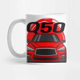 Front Red Q50 Sedan JDM Mug